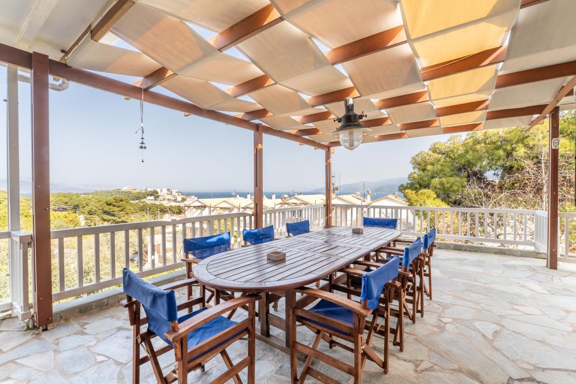 The House Of Gratitude - Poolside Retreat Villa Loutra Oraias Elenis Ngoại thất bức ảnh