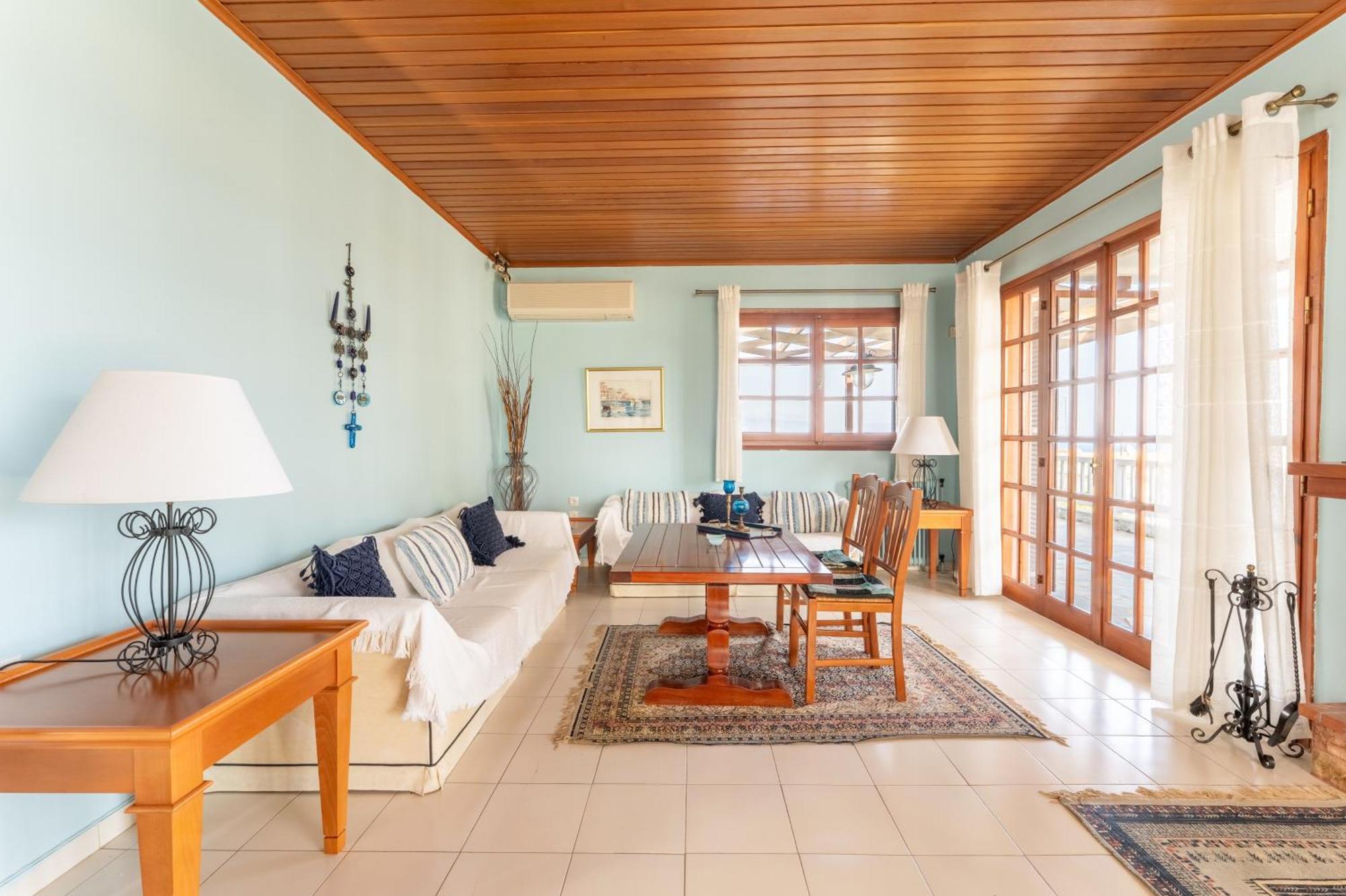 The House Of Gratitude - Poolside Retreat Villa Loutra Oraias Elenis Ngoại thất bức ảnh